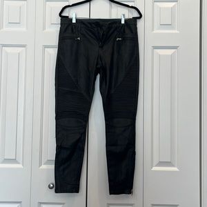 BlankNYC Faux Leather Moto Pants in size 30